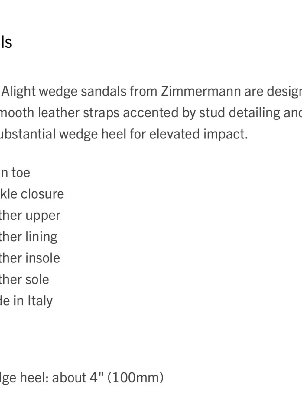 Zimmermann Cream Platform Mary Jane Sandals with Gold Buckles